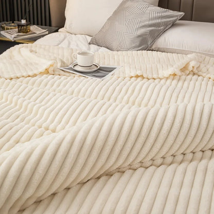 Blanket Easing Soft Rib Beige