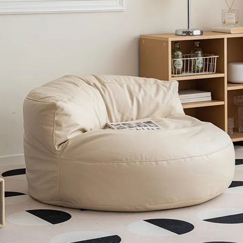 Wagner - Beanbag Sofa Round Pu Leather