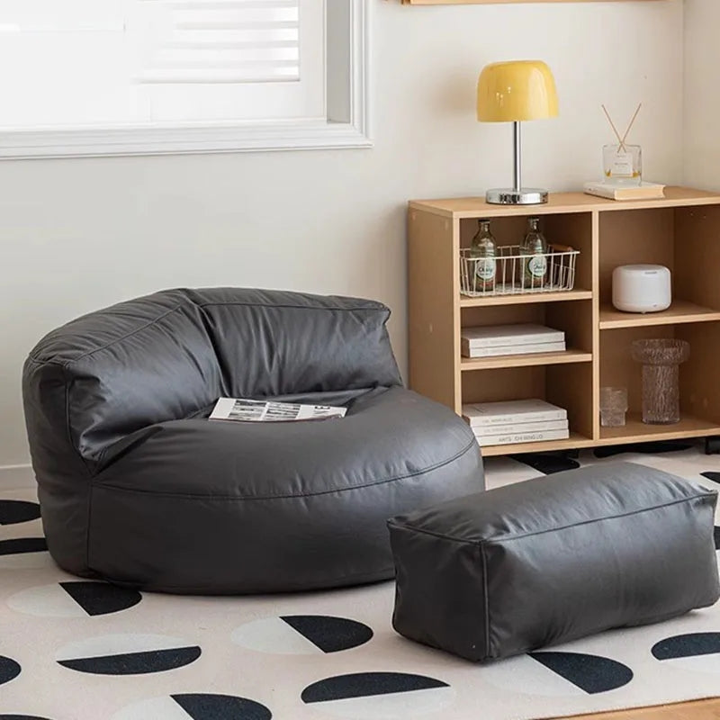 Wagner - Beanbag Sofa Round Pu Leather