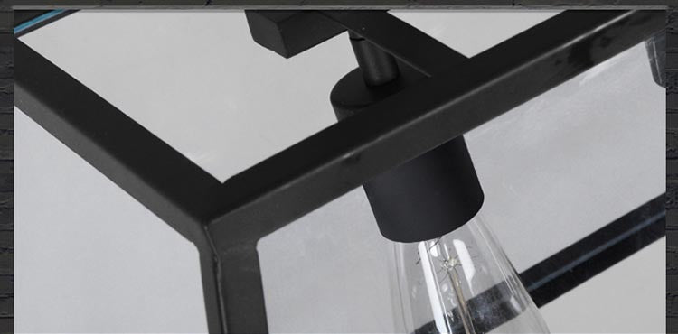 Kooi frame Hanglamp Metaal Zwart