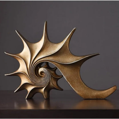 Decoratie voor woonkamer - Schelp Sculptuur - Vensterbank ornament