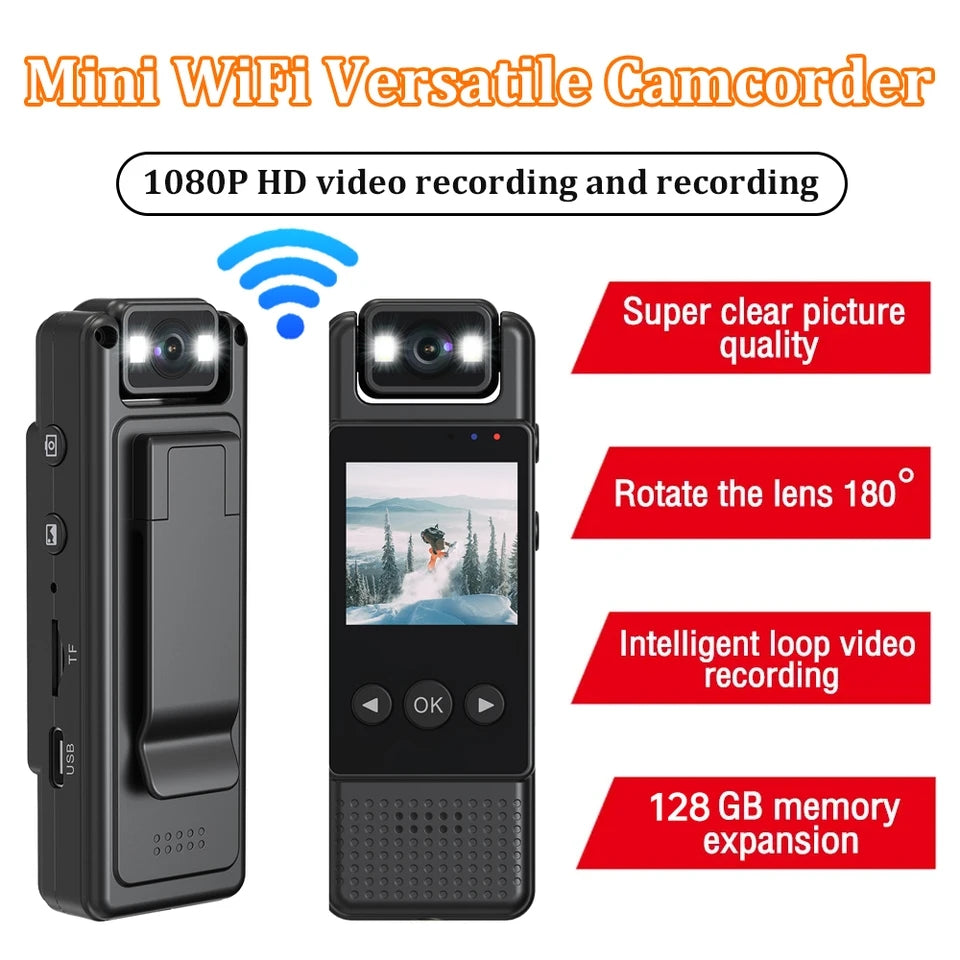 Draagbare Mini Camera - Bodycam 1080p