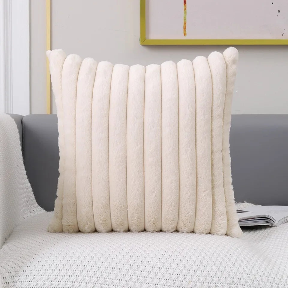 Headrest Easing Pillow Cushions Soft Rib Beige