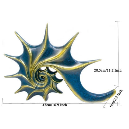 Decoratie voor woonkamer - Schelp Sculptuur - Vensterbank ornament