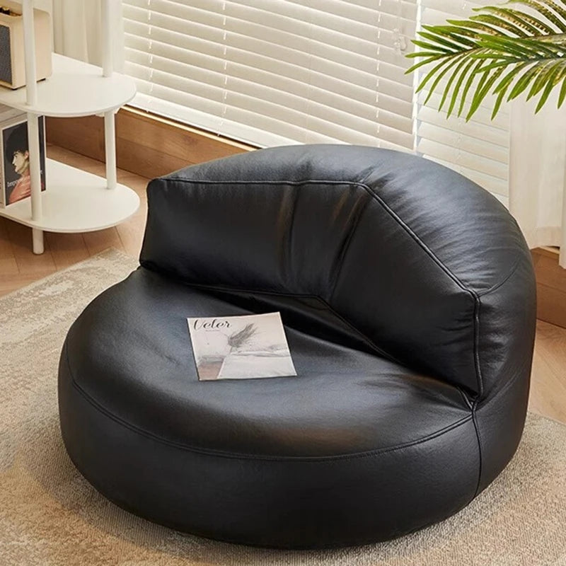 Wagner - Beanbag Sofa Round Pu Leather