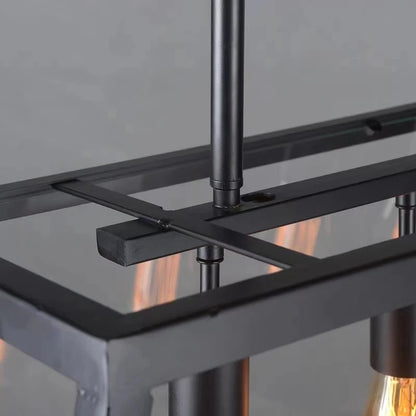 Kooi frame Hanglamp Metaal Zwart