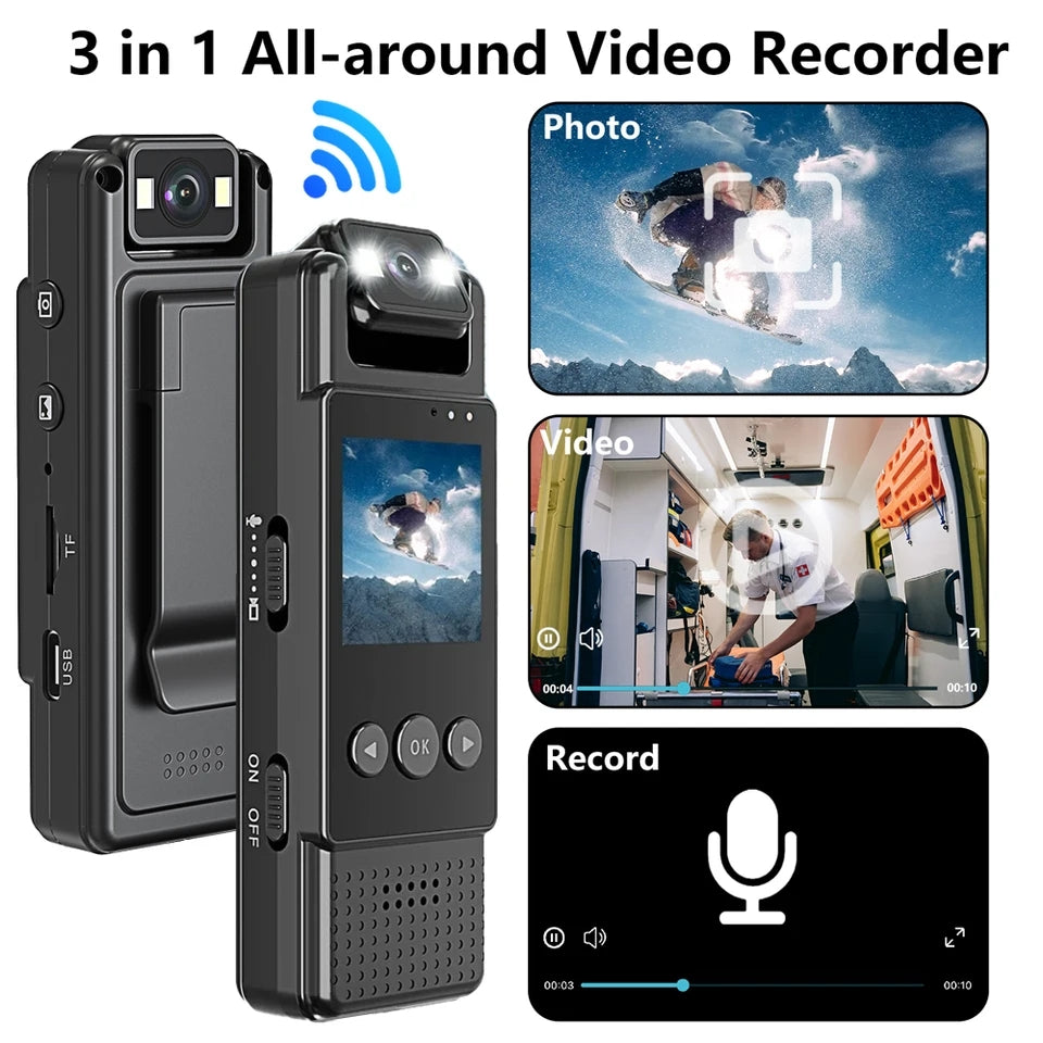 Draagbare Mini Camera - Bodycam 1080p