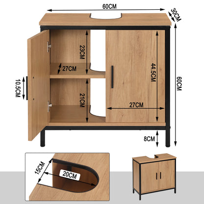 Bathroom Cabinet 60x60x30cm