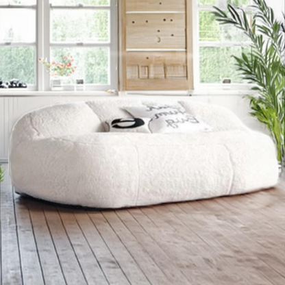 Wagner - Big XXL Beanbag Fluffy Teddy White