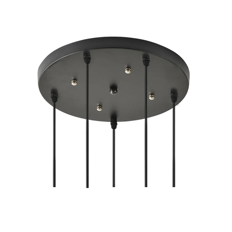 Ceiling Plates Iron 2/3/4/5 holes Straight/Round for lights