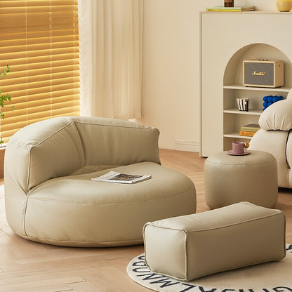 Wagner - Beanbag Sofa Round Pu Leather