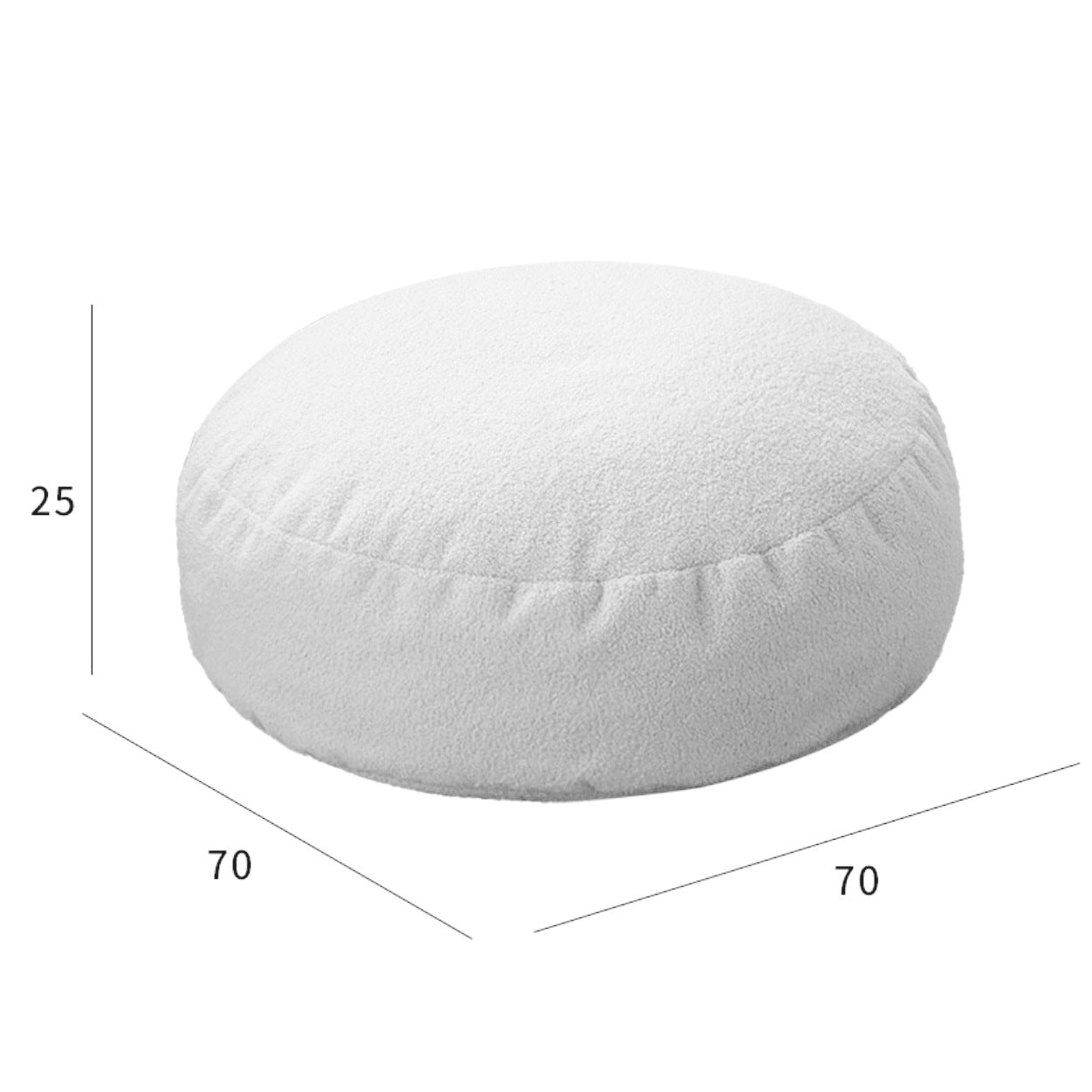 Wagner - Big Teddy Pouf Round