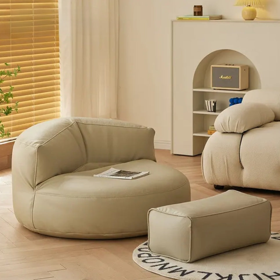 Wagner - Beanbag Sofa Round Pu Leather