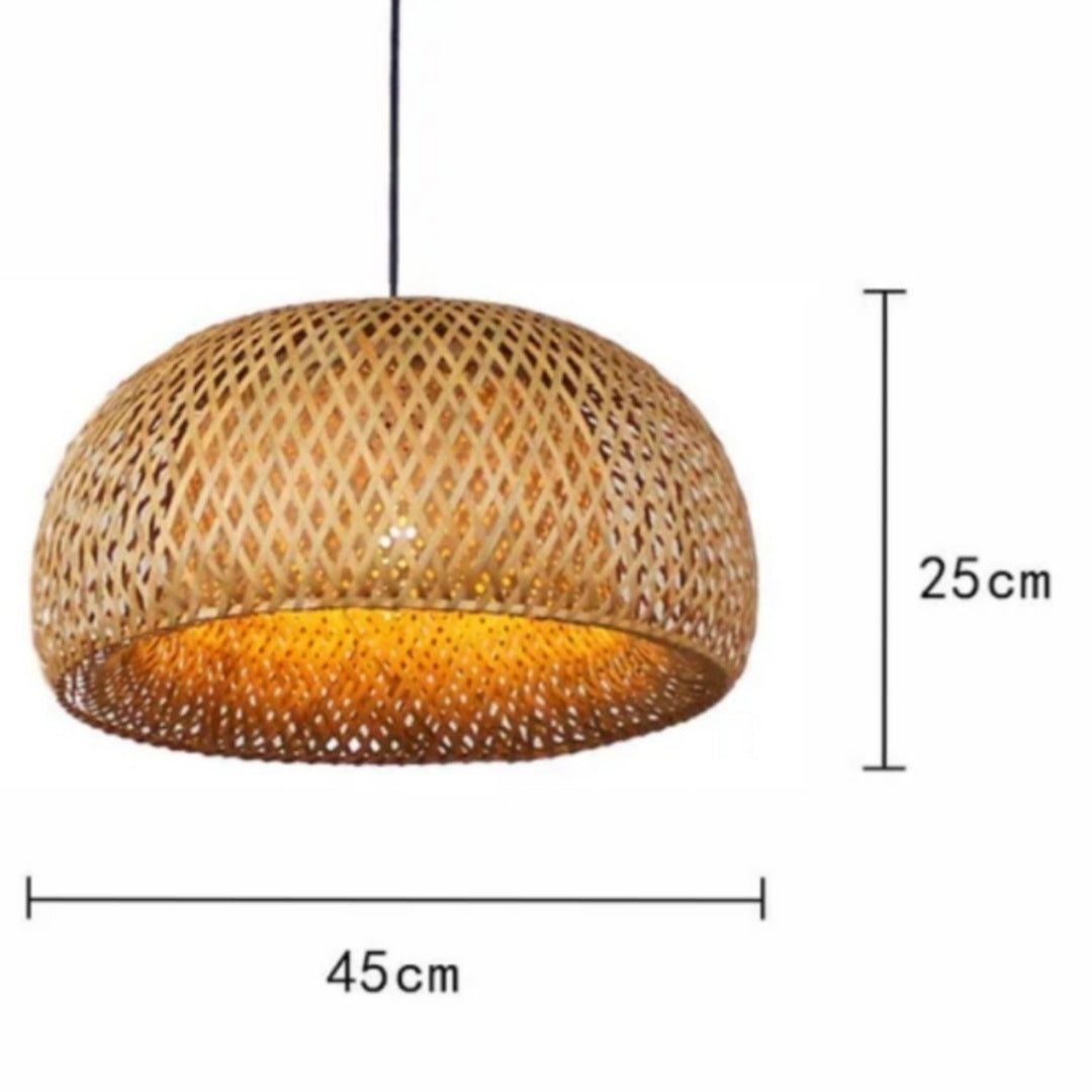 Wagner - Bamboo Hanging Lamp Round