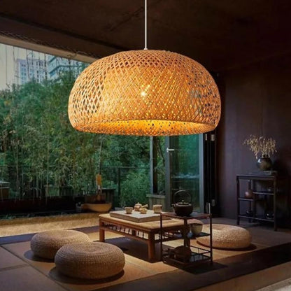 Wagner - Bamboo Hanging Lamp Round