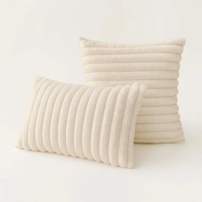 Headrest Easing Pillow Cushions Soft Rib Beige