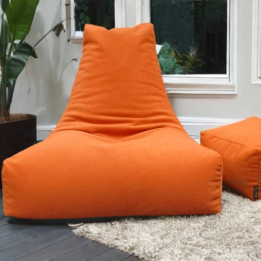 Wagner Beanbag with Headrest velvet new