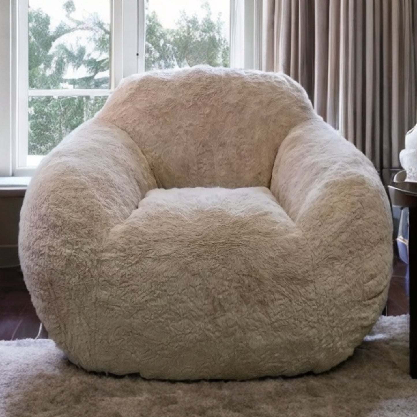 Wagner - Fauteuil Hug Fluffy Teddy beanbag chair 4.0