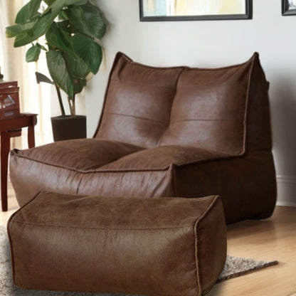 Wagner - Fauteuil Beanbag Rib Modern Retro-Leather