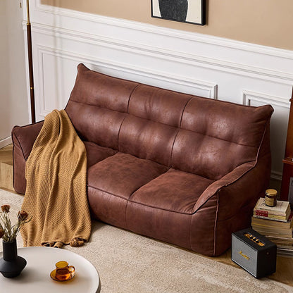 Wagner - Modern Triple Beanbag Couch