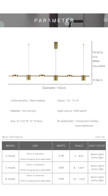 Modern LED Ceiling Light - Multi lights