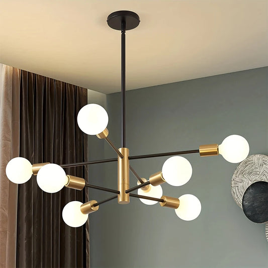 Modern Sputnik LED Chandelier – Pendant Lamp