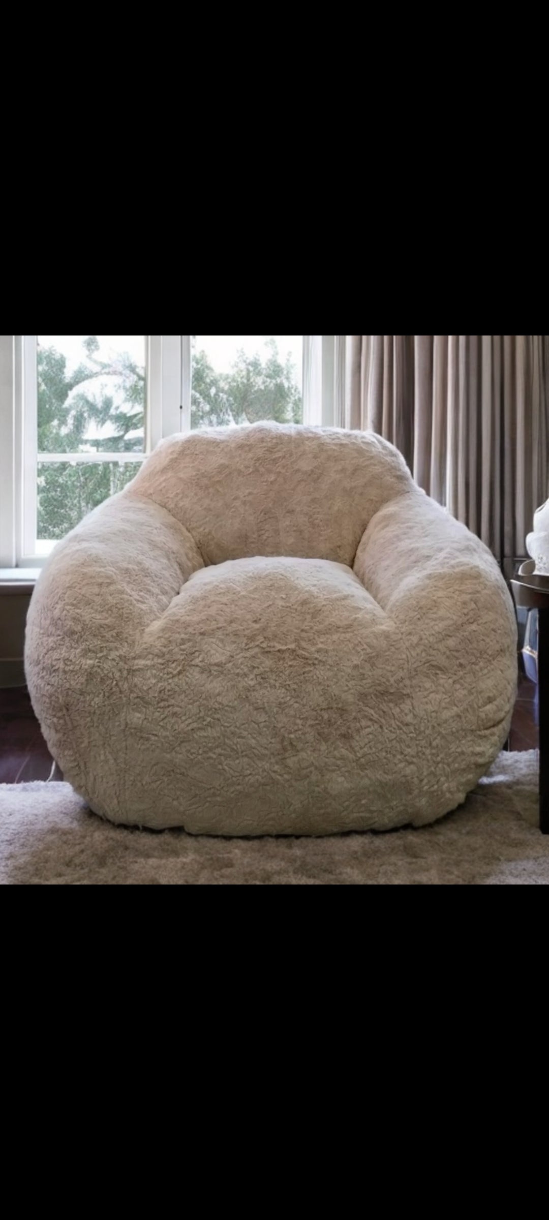 Wagner - Fauteuil Hug Fluffy Teddy beanbag chair 4.0