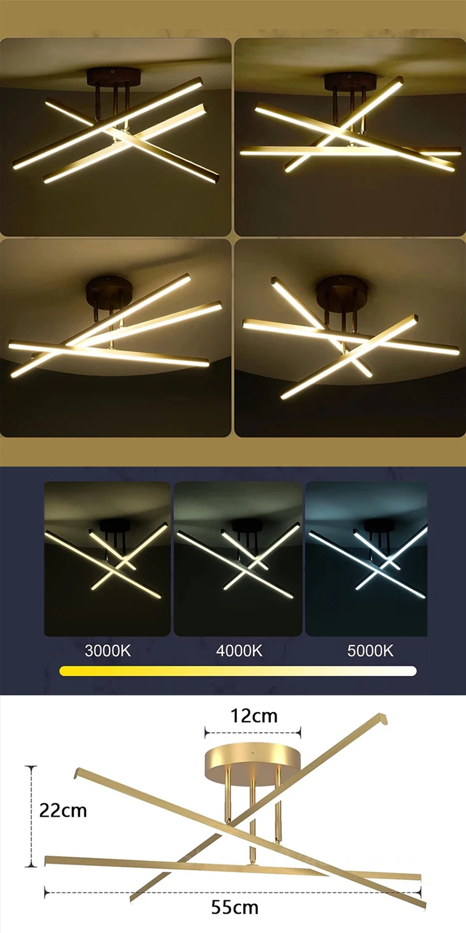 Nordic Modern LED Ceiling Light – Chandelier