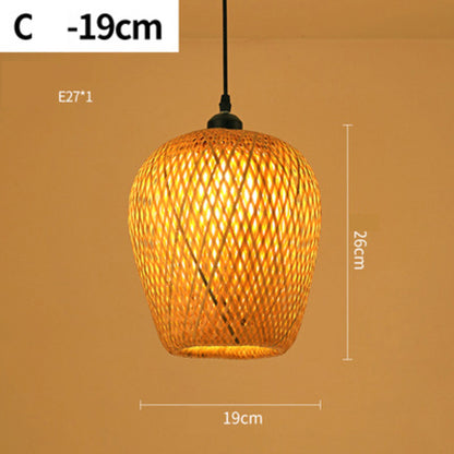 Classical Bamboo Weaving Chandelier