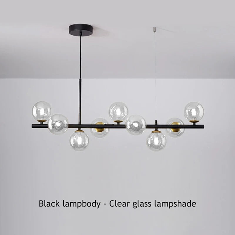 Designer LED Glass Globe Pendant Light