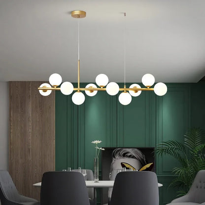 Designer LED Glass Globe Pendant Light