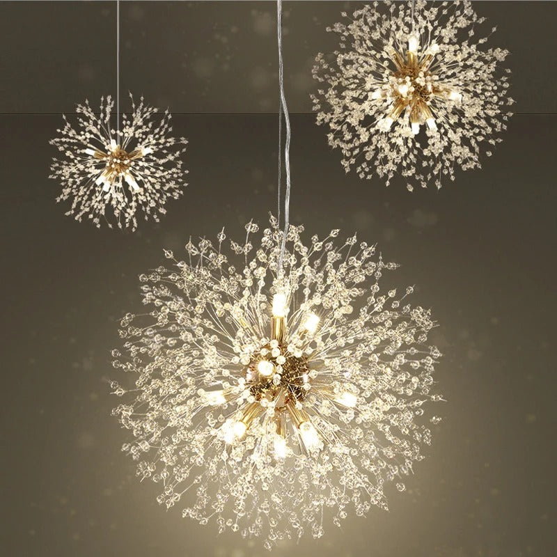 Dandelion Crystal Chandelier Pendant Light