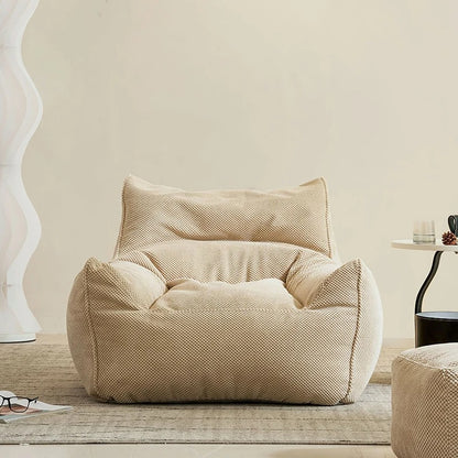 Wagner Lounge - Sitzsacksofa Stoff Beige