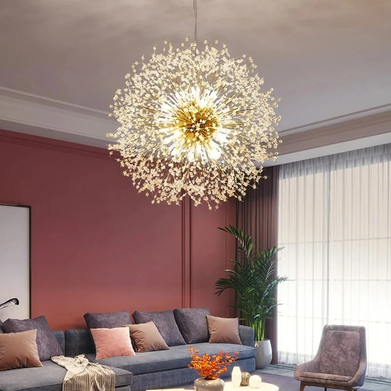 Dandelion Crystal Chandelier Pendant Light