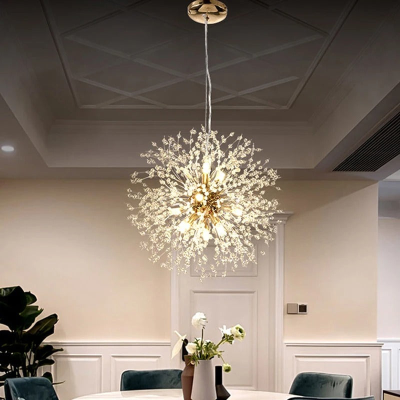 Dandelion Crystal Chandelier Pendant Light