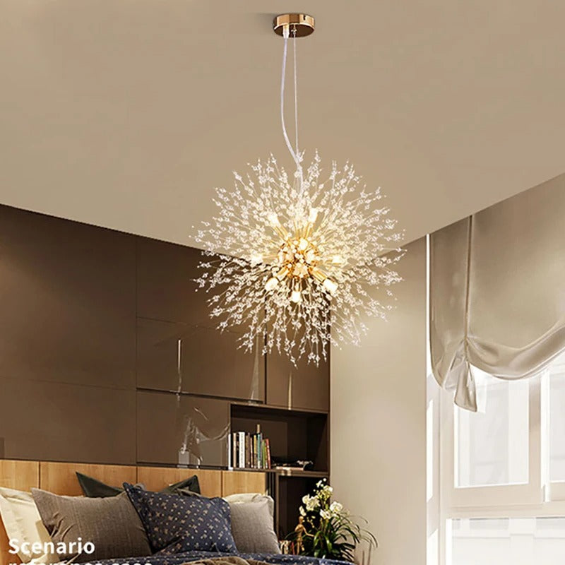 Dandelion Crystal Chandelier Pendant Light