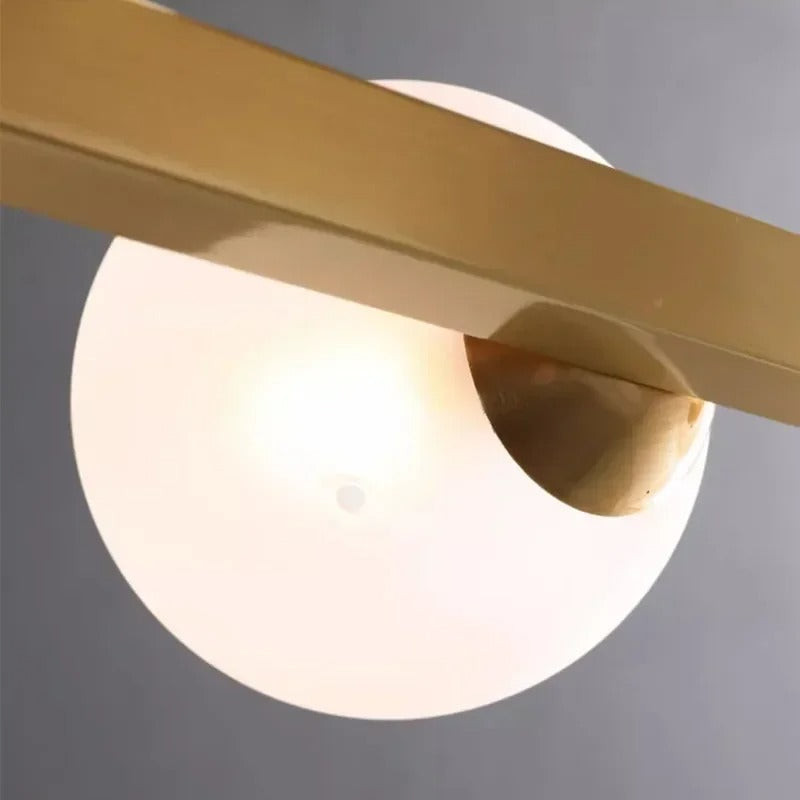 Designer LED Glass Globe Pendant Light