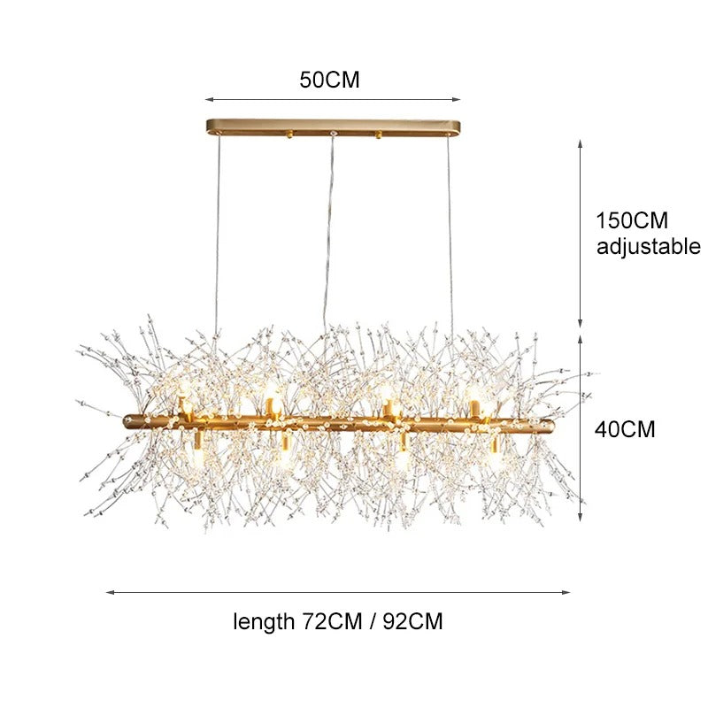 The Winfordo Modern Crystal LED Chandelier