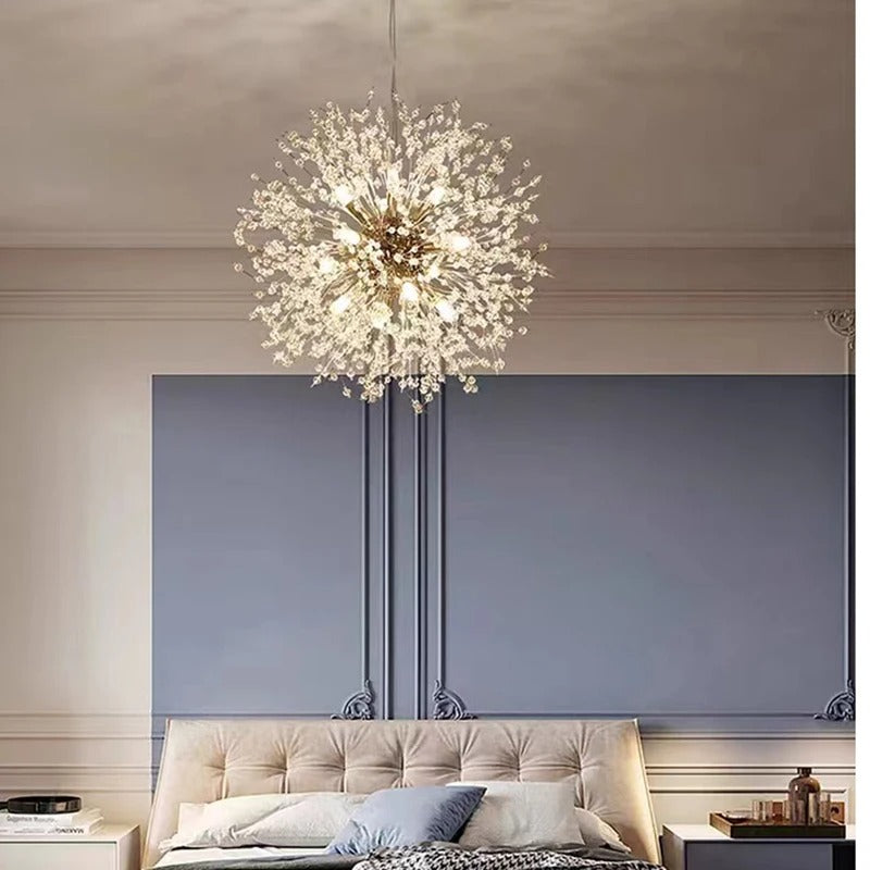 Dandelion Crystal Chandelier Pendant Light