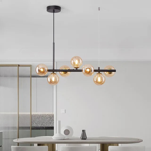 Designer LED Glass Globe Pendant Light