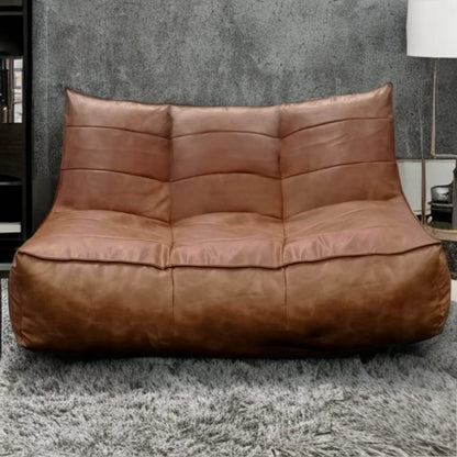 Wagner - Fauteuil Beanbag Rib Modern Retro-Leather