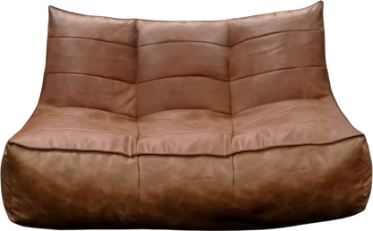 Wagner - Fauteuil Beanbag Rib Modern Retro-Leather