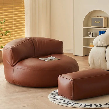 Wagner - Beanbag Sofa Round Pu Leather