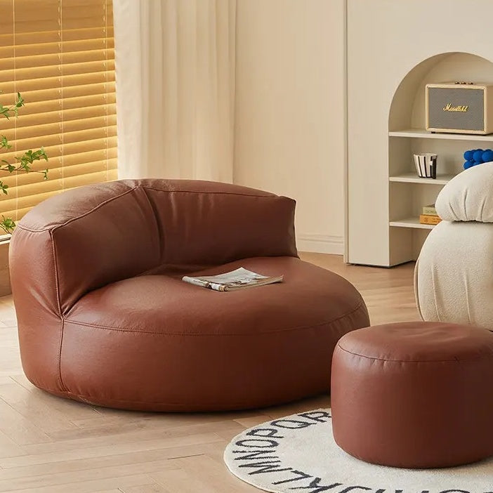 Wagner - Beanbag Sofa Round Pu Leather