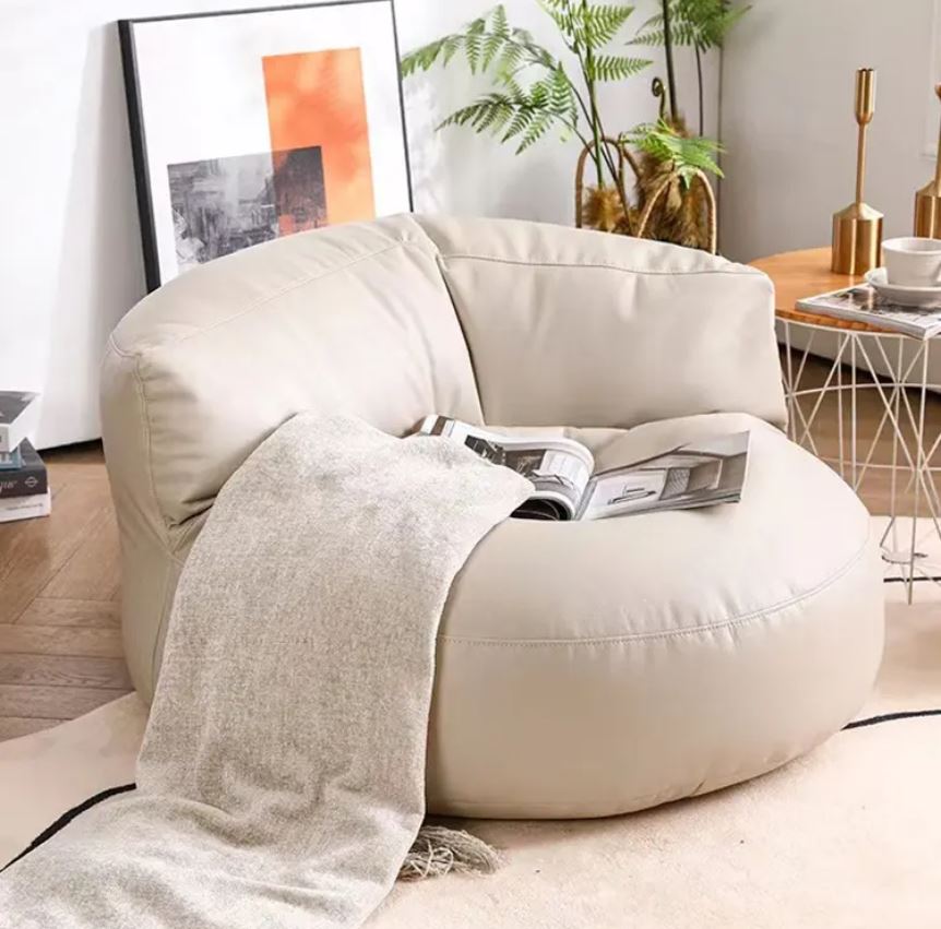 Wagner - Beanbag Sofa Round Pu Leather