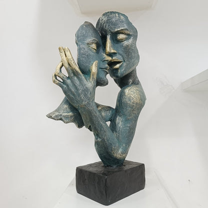 Vilead Retro Abstract Figures Vintage Bust Statue Resin